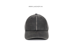 Washed Leather Baseball Cap