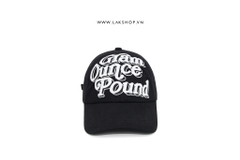 Mũ Gram Ounce Pound Black Baseball Cap