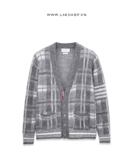 Grey Mohair 4-Bar Cardigan cs2