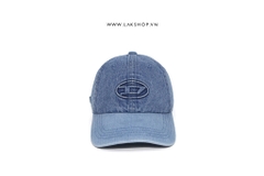 Djesel D Logo Blue Denim Baseball Cap