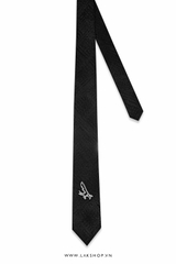 Cà Vạt Carsyda Black Bird Tie 6cm