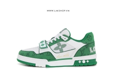 Loujs Vujtton Green Strap 'L.V Trainer' Sneakers cs2