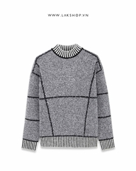 Áo Grey Smoke Check Sweater cs2