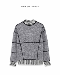 Grey Smoke Check Sweater cs2