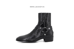 Sajnt Laurent Wyatt Harness Python Boots