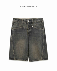 Quần Blue/ Yello Jorts Denim Short