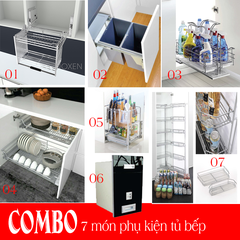 Combo 7 món phụ kiện tủ bếp