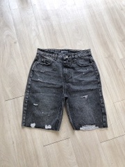 Quần Jeans Ngố Zara Xám Đậm