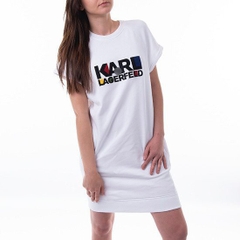 Đầm Thun Bo Gấu Karl