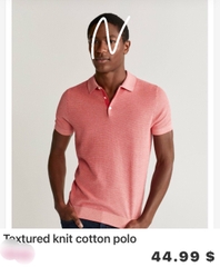 Áo thun dệt polo Nam MNG