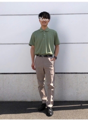 Áo Polo Nam Kẻ Ngang UNI