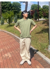 Áo Polo Nam Kẻ Ngang UNI