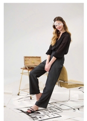 Quần Denim Ống Suông Xuất Hàn