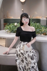 Đầm Lệch Vai Topshop