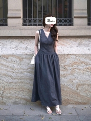 Đầm Sát Nách 2 Màu Zane