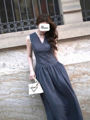 Đầm Sát Nách 2 Màu Zane