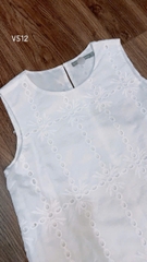 Đầm Midi Thô Thêu Oliver