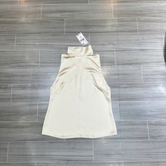 Áo Lụa Cổ Cao Mango