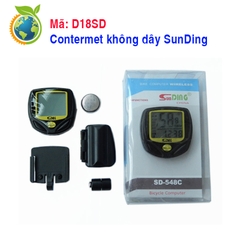 Đồng hồ đo tốc độ contermet không dây Sunding SD-548c, Mã: D18SD