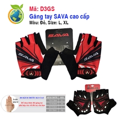 Găng tay xe đạp thể thao cao cấp SAVA, Mã: D3GS