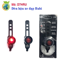 Đèn xe đạp: Đèn hậu xe đạp Rubi, hình Cúc áo, mã sản phẩm D7HRU