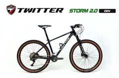 Xe Đạp Địa Hình TWITTER STORM 2.0  Carbon, Phuộc hơi, Phanh dầu, Group SHIMANO Deore M5100 2x11 tốc độ, Lốp INNOVA 27.5x2.25