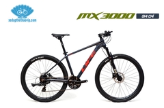 Xe đạp địa hình LIFE MX3000: Khung Nhôm siêu nhẹ, không mối hàn, cáp âm khung. Groupset SHIMANO TOURNEY TX 3x8 tốc độ, phanh đĩa dầu.