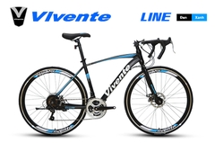 Xe đạp đua VIVENTE LINE: Khung Thép, Group SHIMANO 21 tốc độ, phanh đĩa, Lốp CST 700x25c, Xe đạp đua giá Tốt Nhất