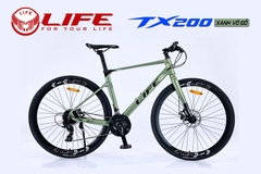 Xe Đạp Touring LIFE TX200: Full Nhôm nhẹ không mối hàn, Group SHIMANO 3x8 tốc độ. Xe cao cấp mà giá lại hợp lý dễ dàng để sử hữu