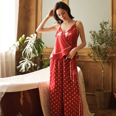 pijama lụa dài