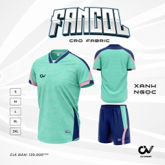 Áo bóng đá không logo CV Sport FANCOL