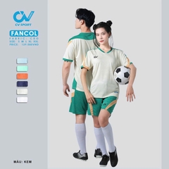 Áo bóng đá không logo CV Sport FANCOL