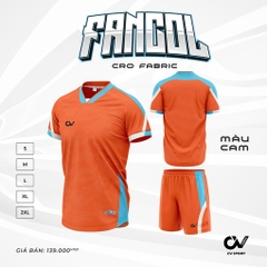 Áo bóng đá không logo CV Sport FANCOL