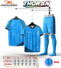 Áo bóng đá không logo HD Thoran