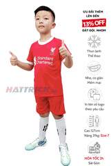 Quần áo bóng đá trẻ em Liverpool 2023/24