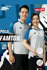 Áo di chuyển Polo Riki FAMTON