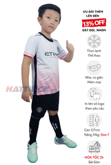 Quần áo bóng đá trẻ em Man City 2023/24