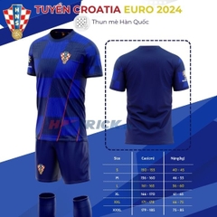 Áo tuyển Croatia Euro 2024 [Thun Mè Hàn Quốc]