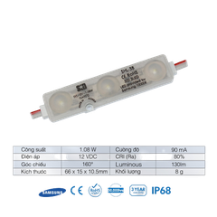 Chip LED Module SiD IP68, Bảo hành 3 năm by Sam Sung, in Korea