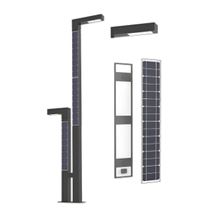 Cột Đèn Năng Lượng Mặt Trời Dọc Vertical Solar Light ZSR-05 20W H4,4M