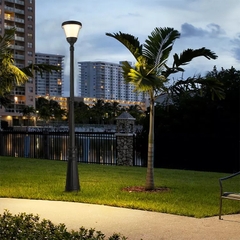 Cột Đèn Năng Lượng Mặt Trời Zalaa cao từ 1m-2m6 ZG-GGD4105-1 chiếu sáng cảnh quan sân vườn