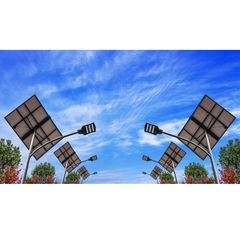 Đèn Đường Năng Lượng Mặt Trời Song Song Điện Lưới AC220V Công Suất 100W Mã SP ZSL-SPC-100W