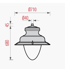 Đầu Đèn Đường LED SEPAT - Chiếu Sáng Đường Phố /Trang Trí Công Viên /Cảnh Quan Sân Vườn cho cột từ 3-10m