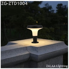 Đèn Trụ Cổng Sân Vườn Năng Lượng Mặt Trời Trang Trí Cột Tường Rào Ngoài Trời Zalaa ZG-ZTD1004