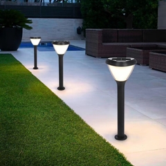 Trụ Đèn LED Sân Vườn Năng Lượng Mặt Trời Kiểu Mới ZALAA ZG-CPD2104