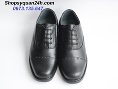 Giày Sỹ Quan Da Nam Mã 32D ( Giày Cấp Tá Công An)