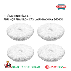 Bông lau nhà Microfiber xoay 360 độ Sunhouse KS-CO350M