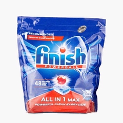 Viên rửa chén Finish All in 1 Max FVAM48LM 48 viên - Hương chanh