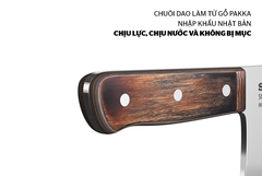 Dao chặt chuôi gỗ Pakka Sunhouse KS-KN180CS 18cm