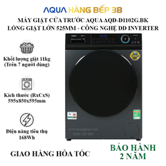 Máy giặt Aqua AQD-D1102G.BK 11kg